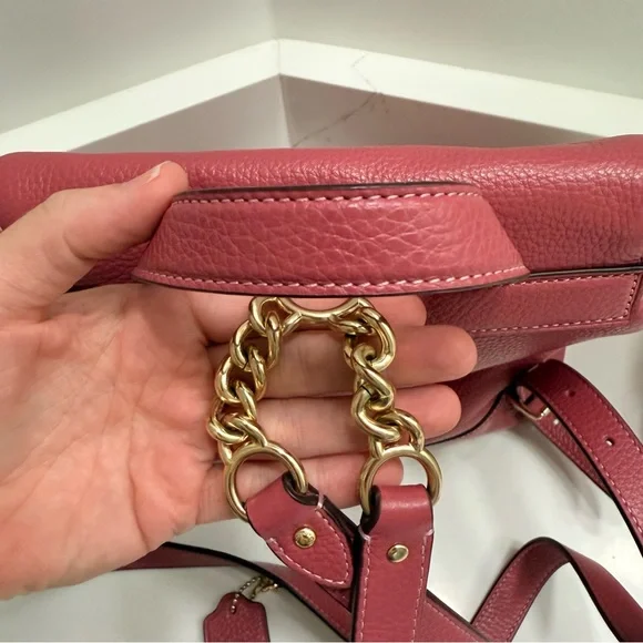 NEW Coach Elle backpack in Rosewood pink - Picture 4 of 15